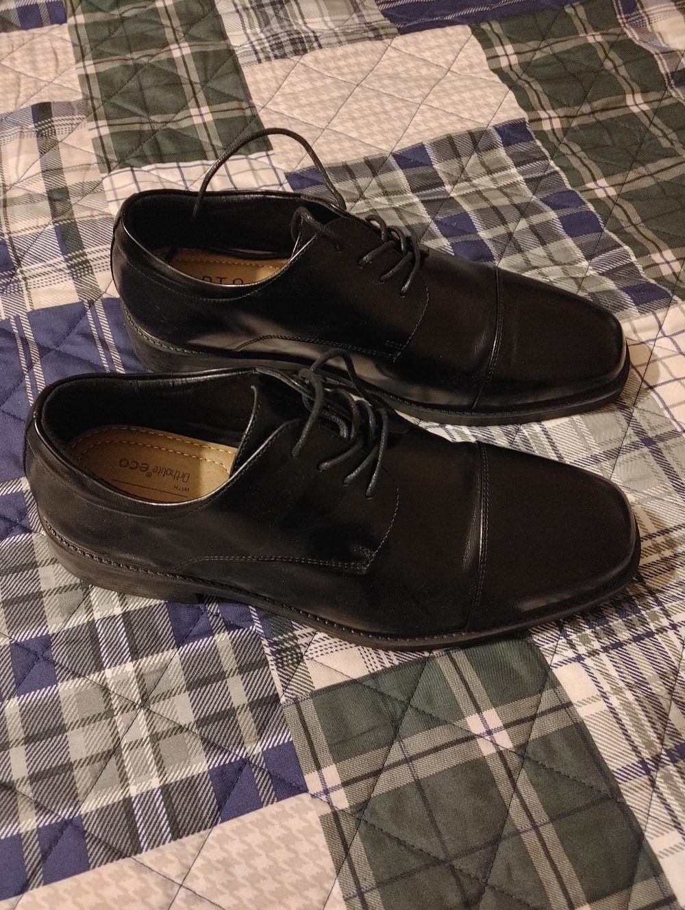 Apt. 9 Mens Black Dress Shoes